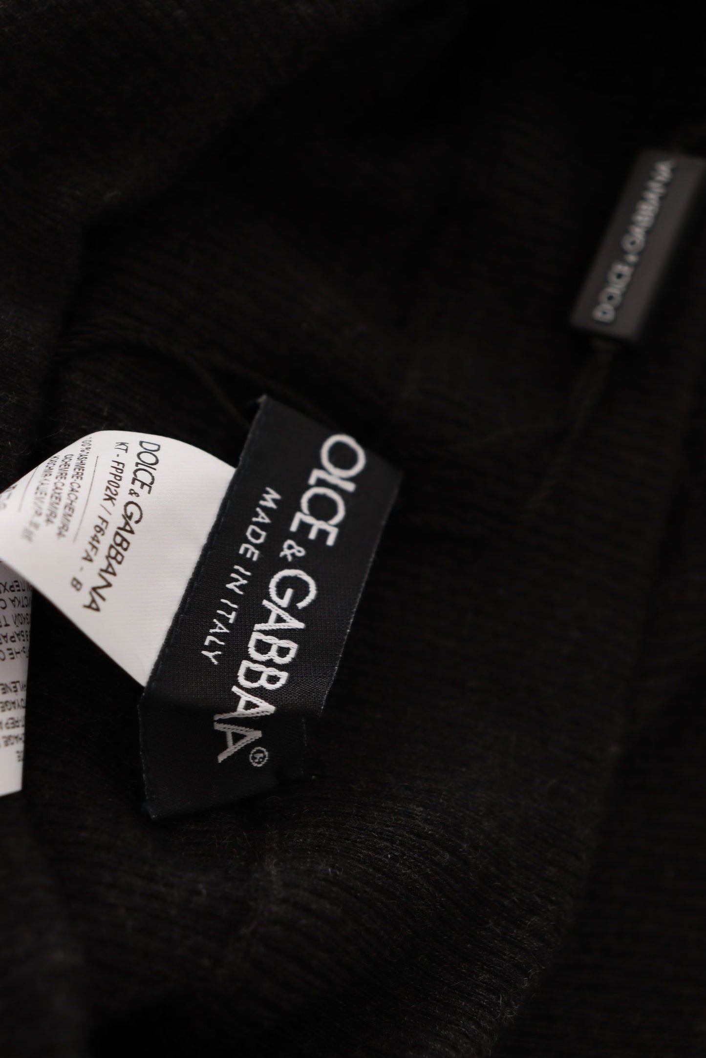 Dolce & Gabbana Graue Kaschmirstrumpfhose Strumpfhose Socken