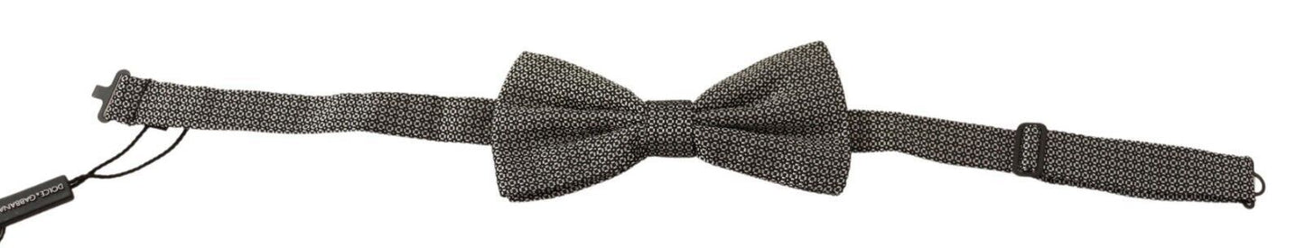 Dolce & Gabbana – Mehrfarbig gemusterte, verstellbare Papillon-Fliege