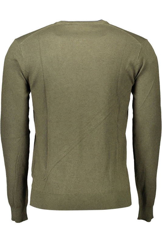 US POLO ASSN. Grüner Wollpullover für Herren