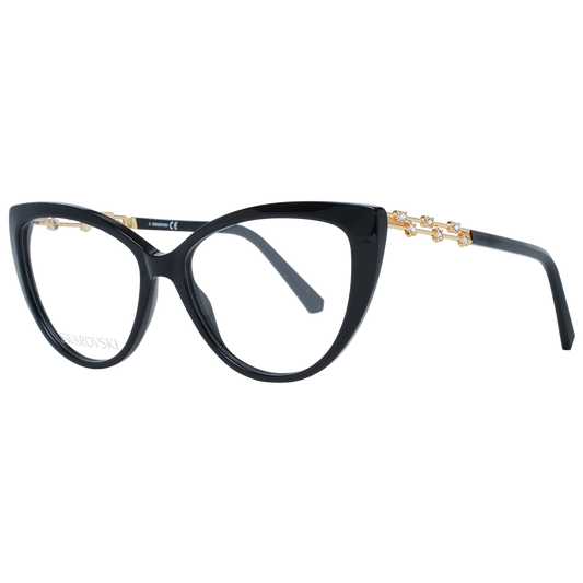 Swarovski Elegante schwarze Cat Eye Designerbrille