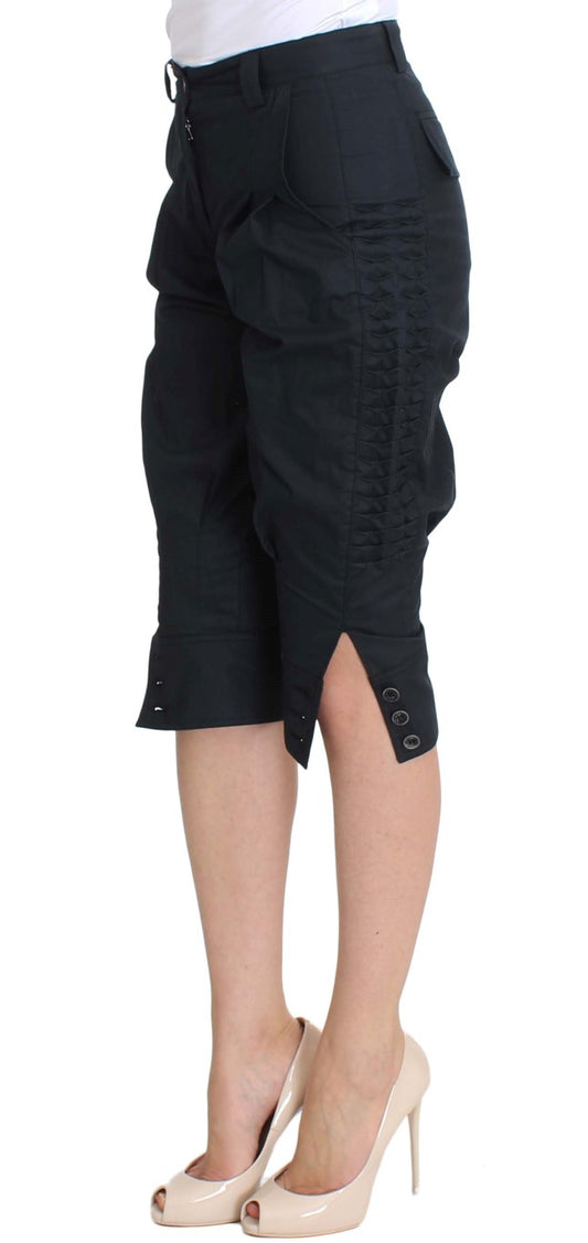 Blaue 3/4-Hose aus Baumwolle von Ermanno Scervino