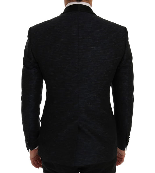 Dolce & Gabbana – Blauer MARTINI – Schmaler, zweiteiliger Blazer