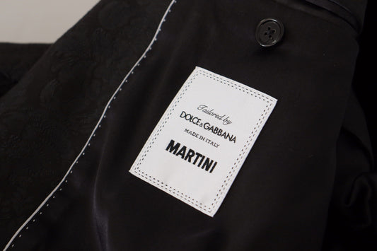 Dolce & Gabbana Schwarzer formeller 2-teiliger MARTINI-Anzug aus Polyester