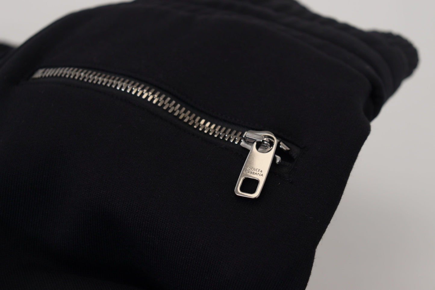 Dolce & Gabbana – Schwarze Bermuda-Cargo-Shorts aus Baumwolle