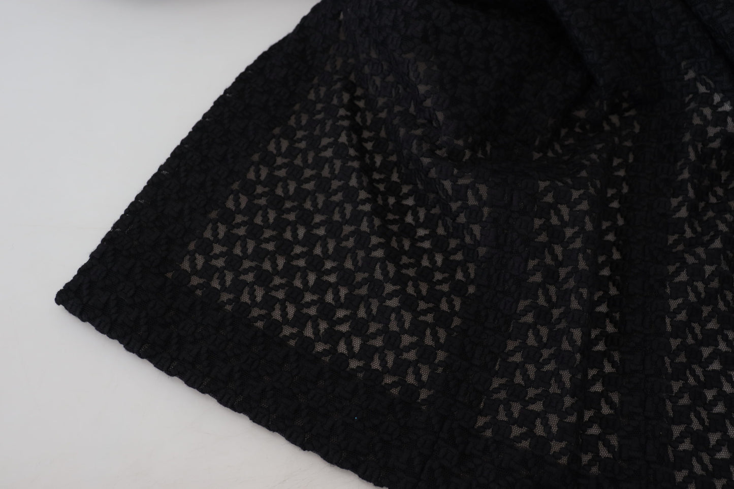 Dolce & Gabbana – Schwarze, lange Blazerjacke aus Baumwolle mit Knopfleiste