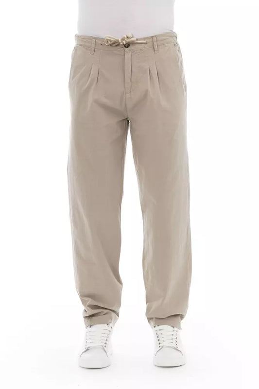Baldinini Trend Beige Baumwolle Herren Chinohose