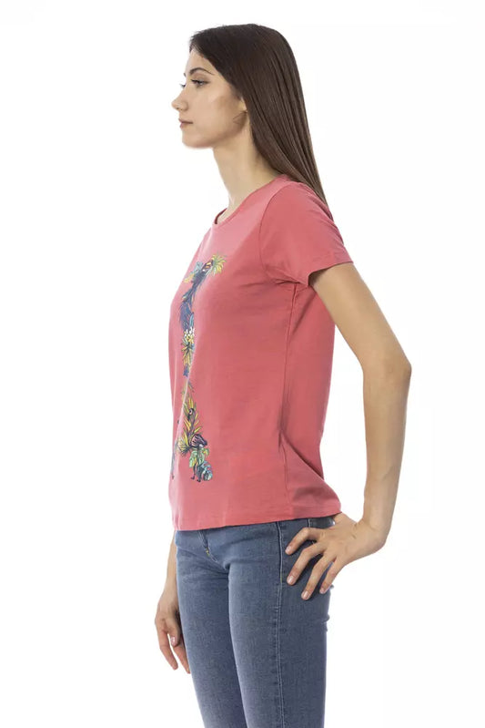 Trussardi Action Fuchsia Baumwolle Damen T-Shirt