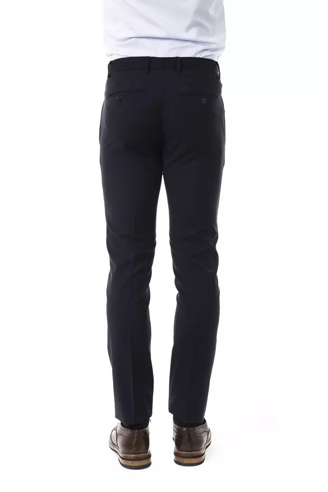 Herrenhose aus grauer Wolle von Uominitaliani