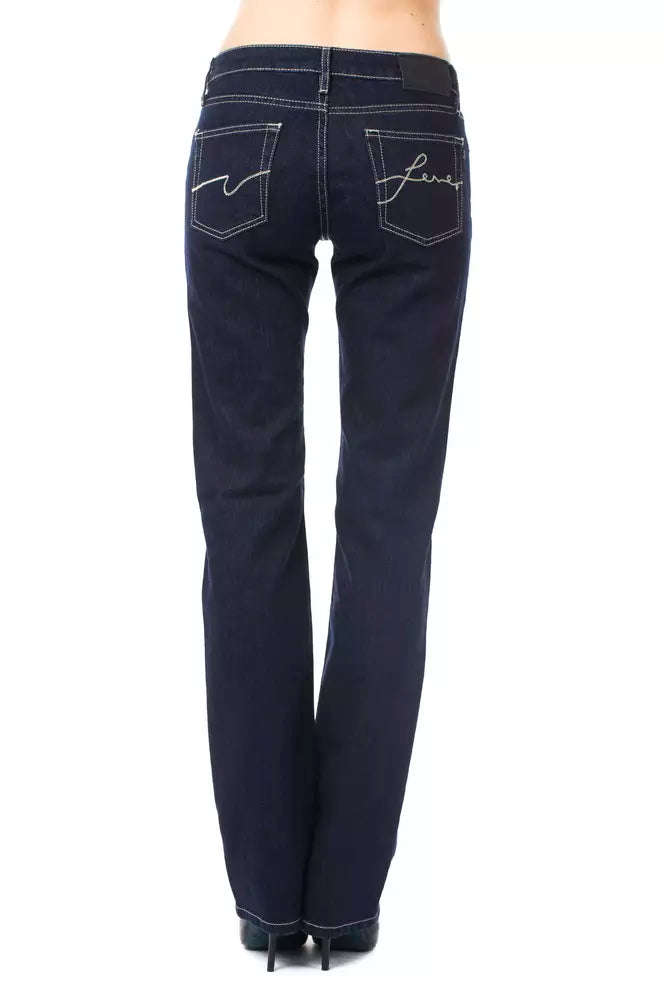 Ungaro Fever Blaue Baumwolljeans für Damen