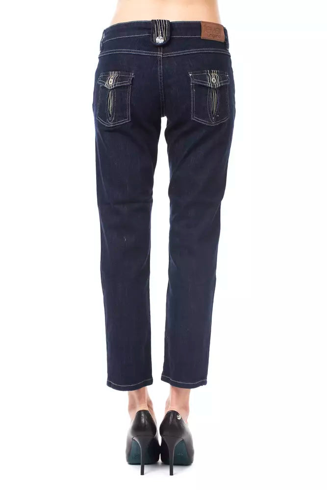 Ungaro Fever Blaue Baumwolljeans für Damen