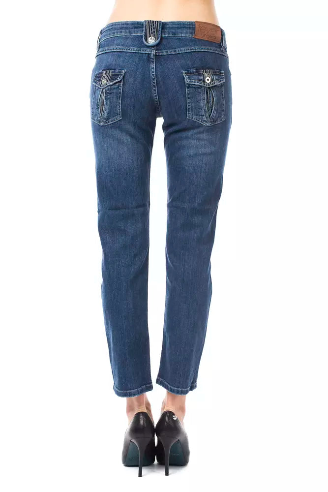 Ungaro Fever Hellblaue Baumwolljeans für Damen