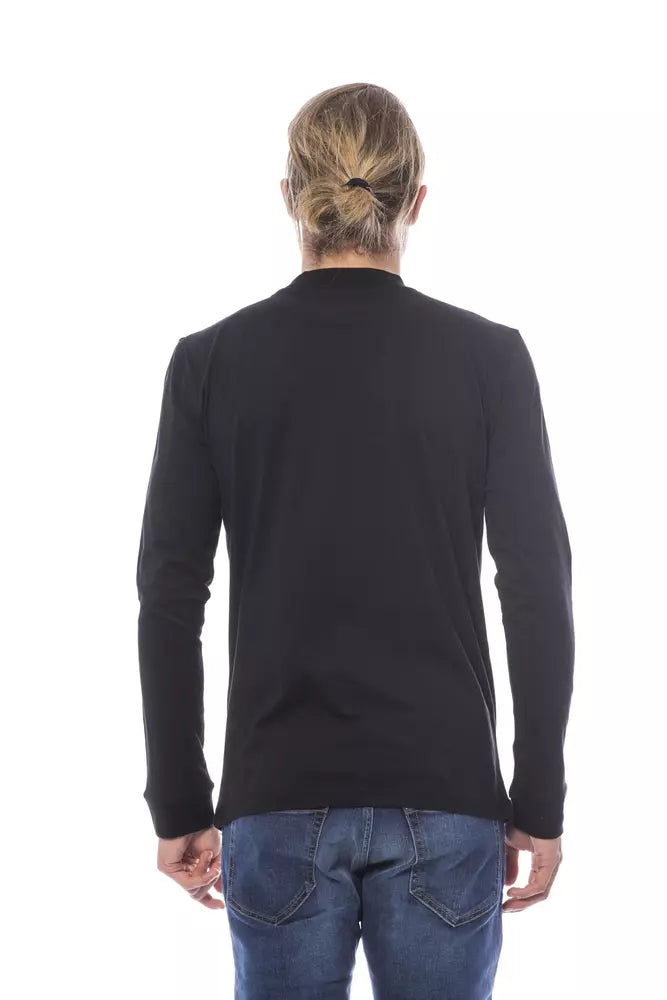 Verri Schwarzer Baumwollpullover für Herren