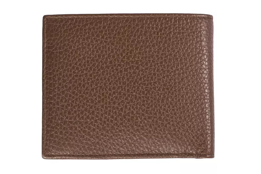 Trussardi Herren-Geldbörse aus braunem Leder