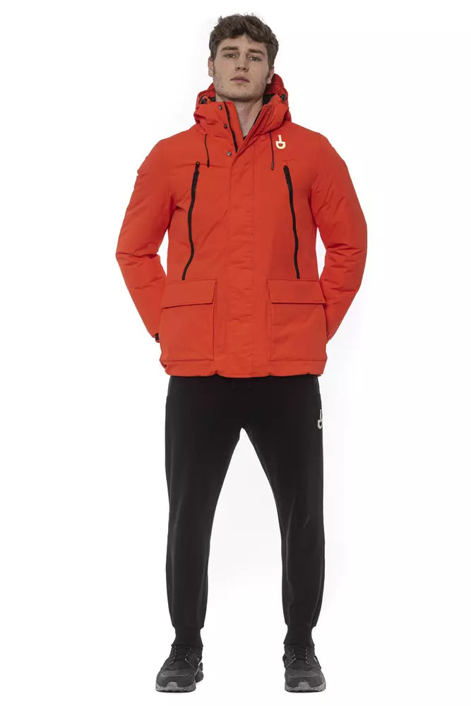 Tond Rote Polyester Herrenjacke