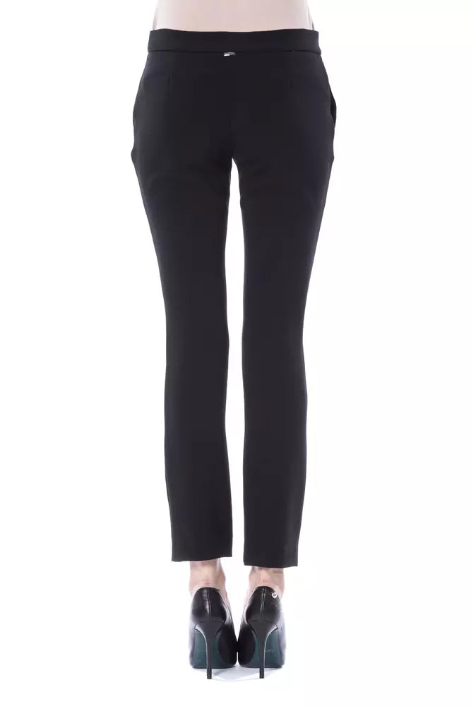 BYBLOS Schwarze Polyester-Damenhose