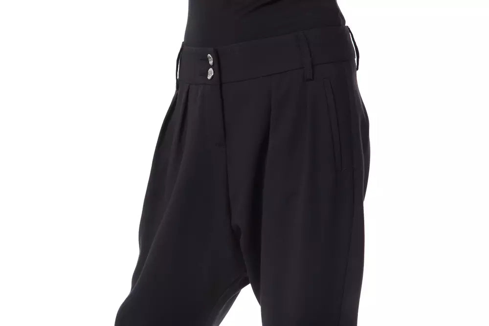 BYBLOS Schwarze Polyester-Damenhose