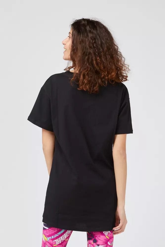 Custo Barcelona Damen T-Shirt aus blauer Baumwolle