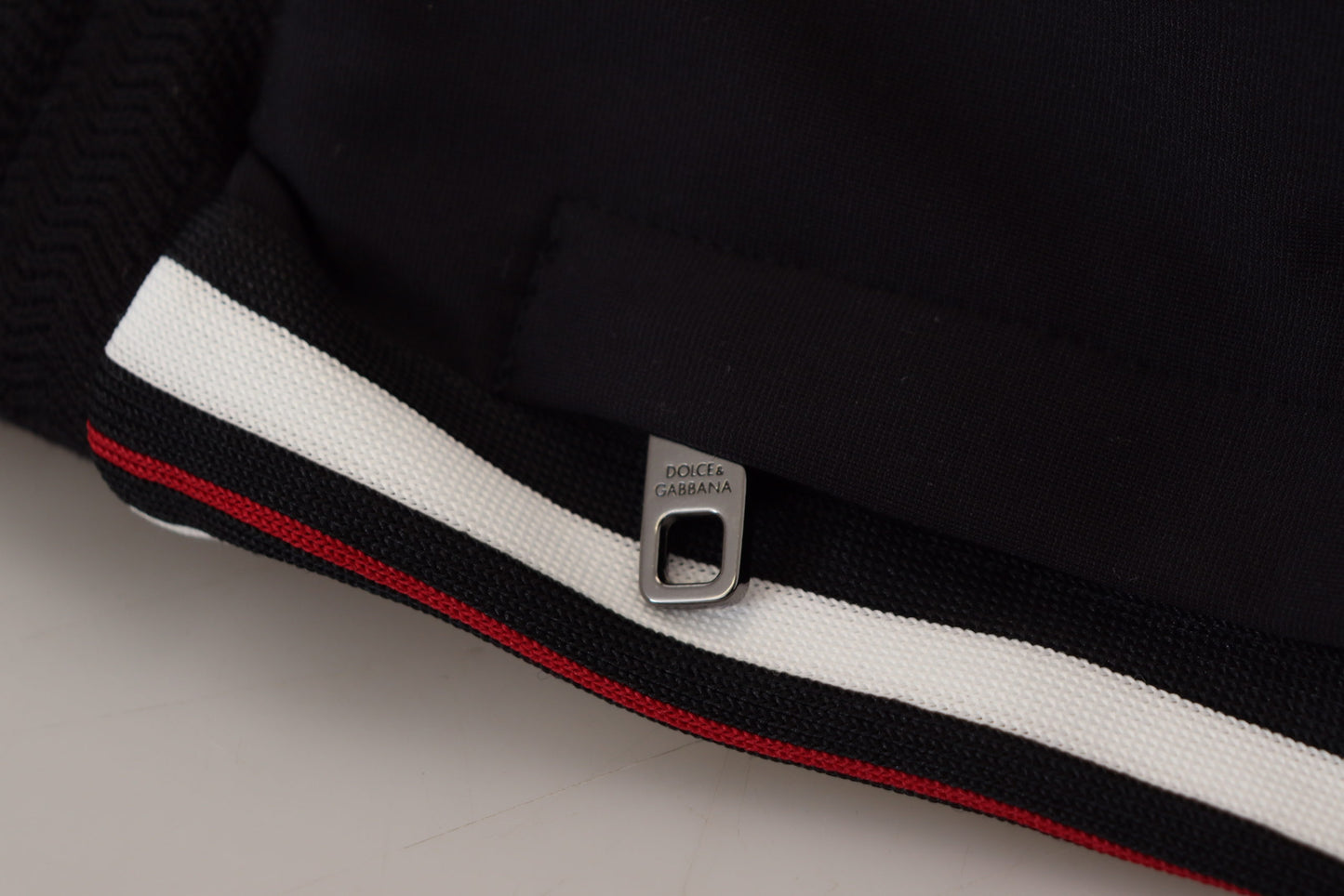 Dolce & Gabbana Schwarze Jogginghose mit DG-Print für Herren