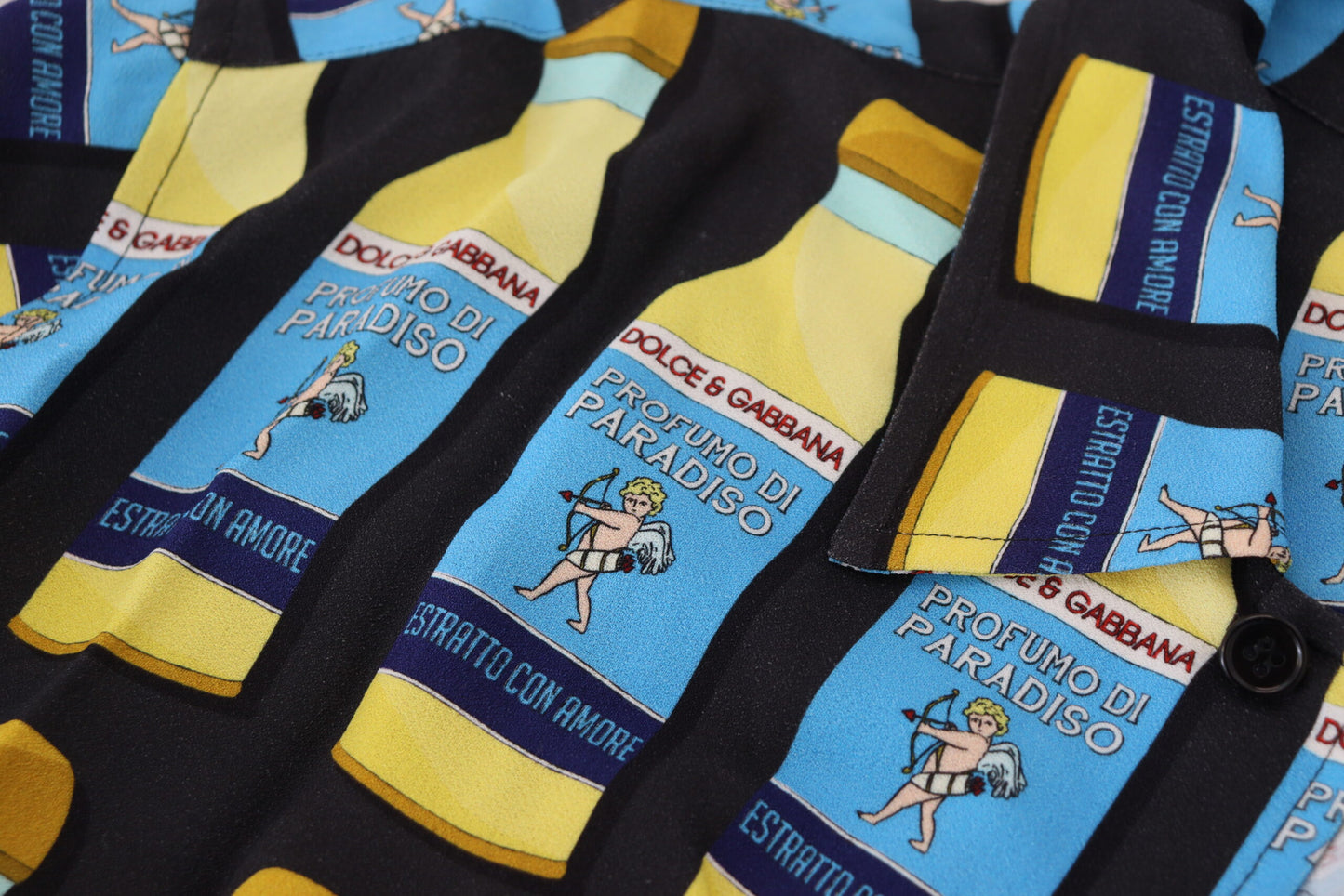 Dolce & Gabbana – Freizeithemd aus Viskose mit mehrfarbigem Print