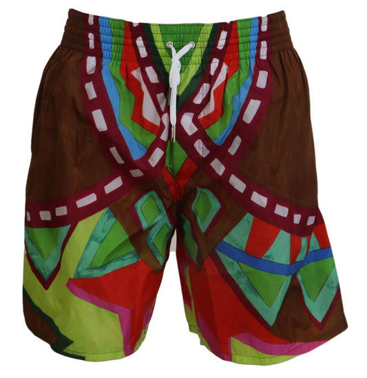 Dsquared² Multicolor Printed Herren Beachwear Bademode Short