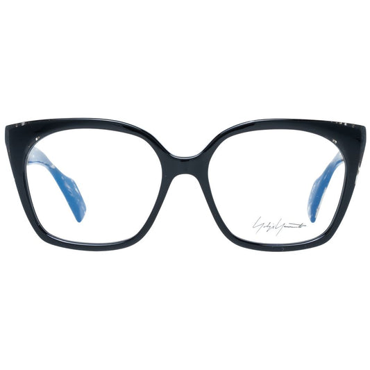 Yohji Yamamoto Schwarze Damen-Brillenfassung