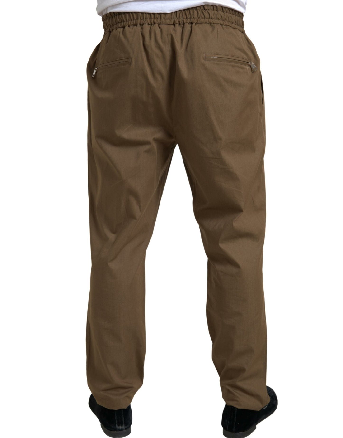 Dolce & Gabbana – Brauner, zweiteiliger, einreihiger TAORMINA-Anzug