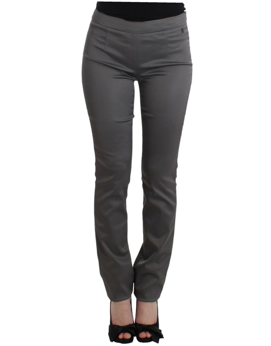 John Galliano Graue Slim Fit-Hose