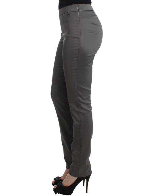 John Galliano Graue Slim Fit-Hose