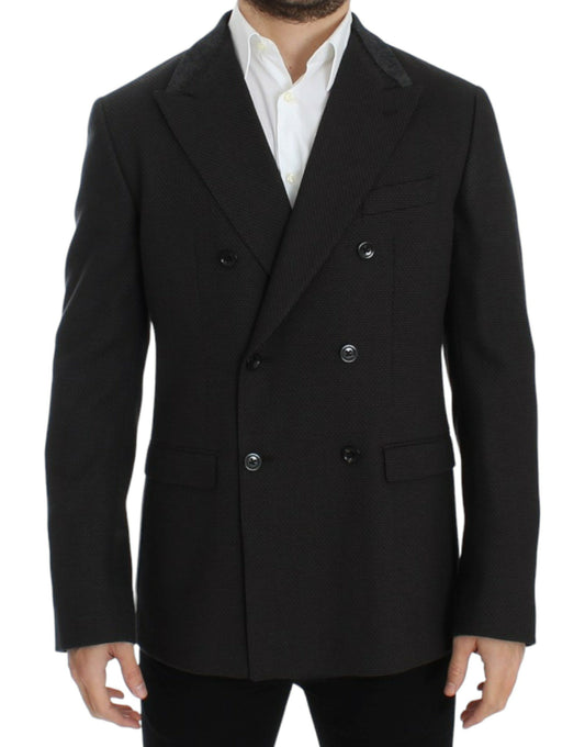Dolce & Gabbana – Brauner Slim-Fit-Blazer aus Wolle
