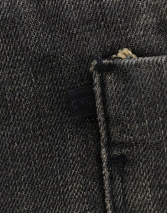 Costume National – Graue Distressed-Jeans
