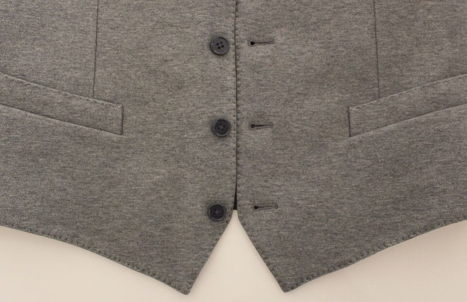 Dolce & Gabbana Grauer Blazer aus Baumwollstretch