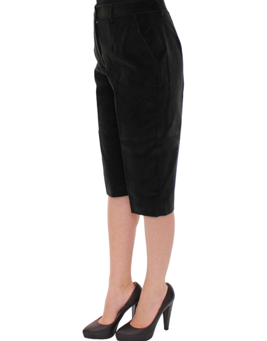 Dolce & Gabbana Schwarze Shorts aus Baumwolle