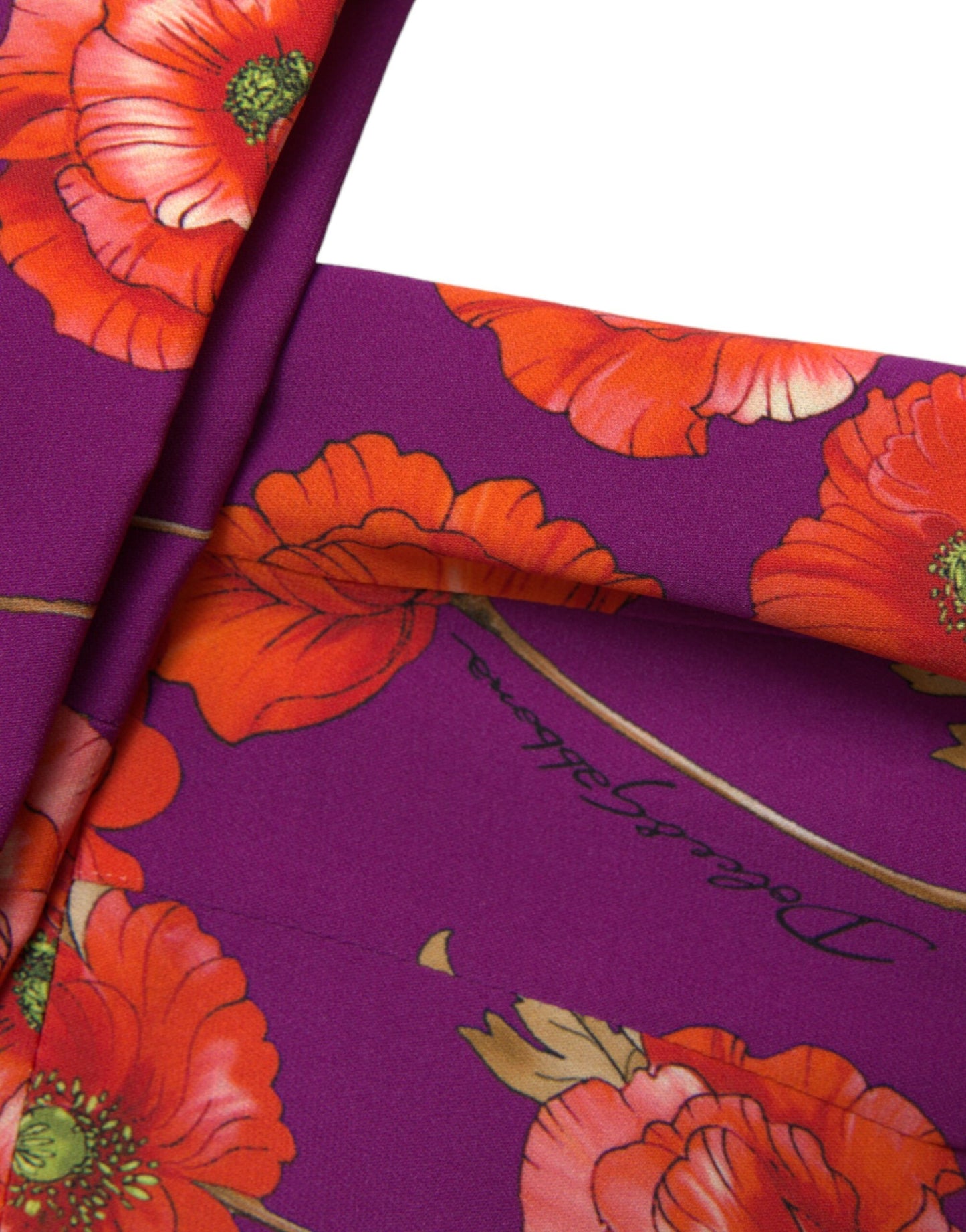 Dolce & Gabbana – Etuikleid mit mehrfarbigem Blumen- und Mohndruck