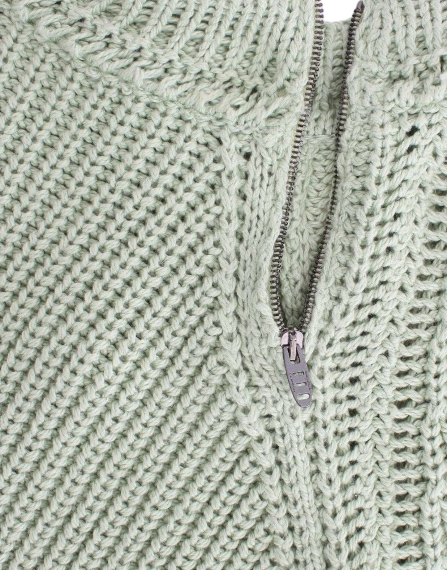 Ermanno Scervino Grüner Kurzstrickpullover Strickpullover