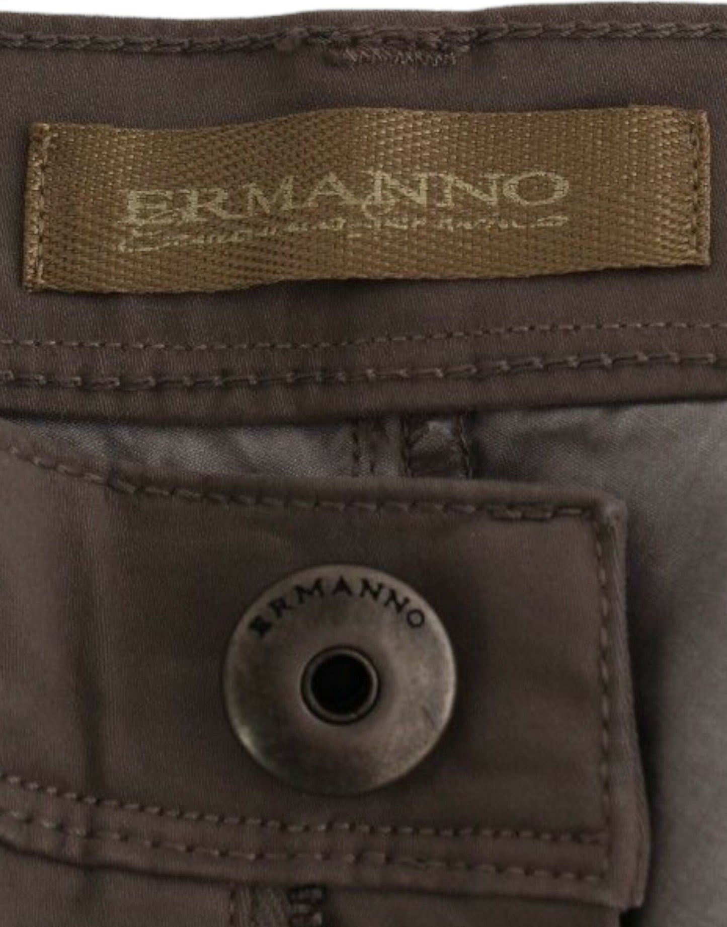 بنطلون جينز ضيق من Ermanno Scervino Taupe Beige