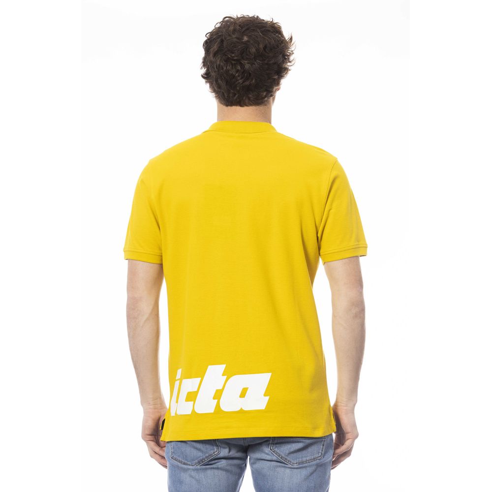 Invicta Gelbes Poloshirt aus Baumwolle für Herren