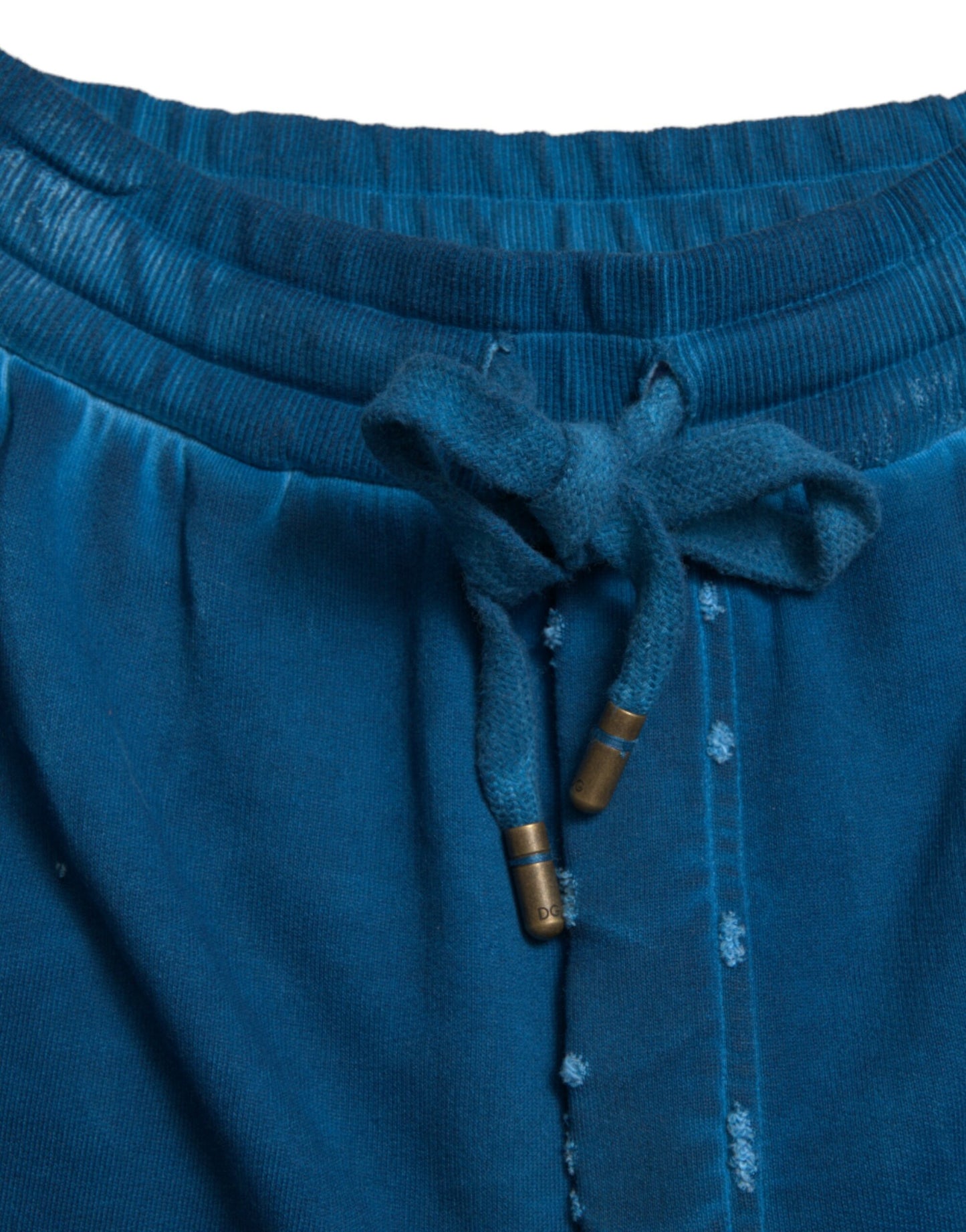 Dolce & Gabbana – Jogginghose aus Baumwolle mit blauem Logo