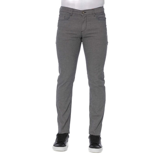 Trussardi Jeans Graue Baumwollhose für Herren