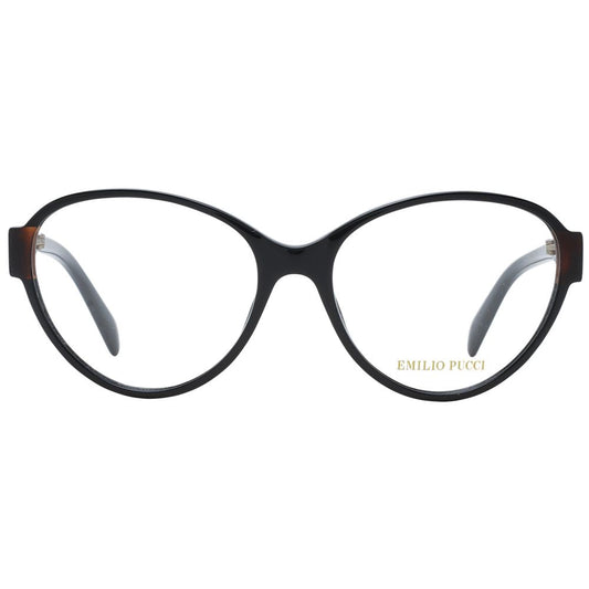 Emilio Pucci Schwarze Kunststoffbrille (Gestell)