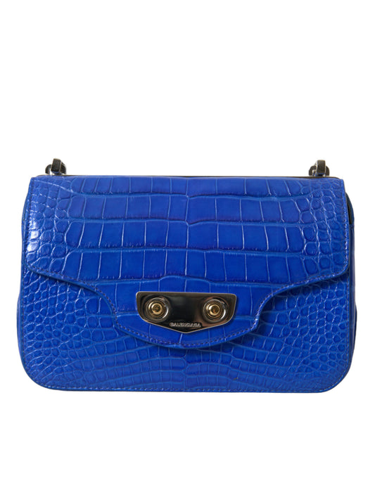 Balenciaga Blau Exotisches Leder Neo Classic Handtasche Schultertasche