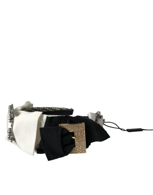 Dolce & Gabbana Mehrfarbiges, mit Kristallen verziertes Damen-Stirnband-Diadem