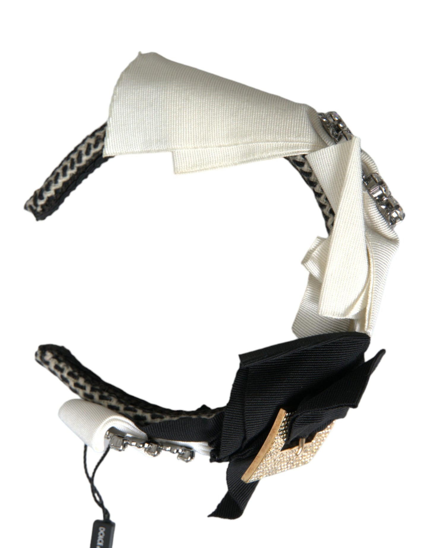 Dolce & Gabbana Mehrfarbiges, mit Kristallen verziertes Damen-Stirnband-Diadem