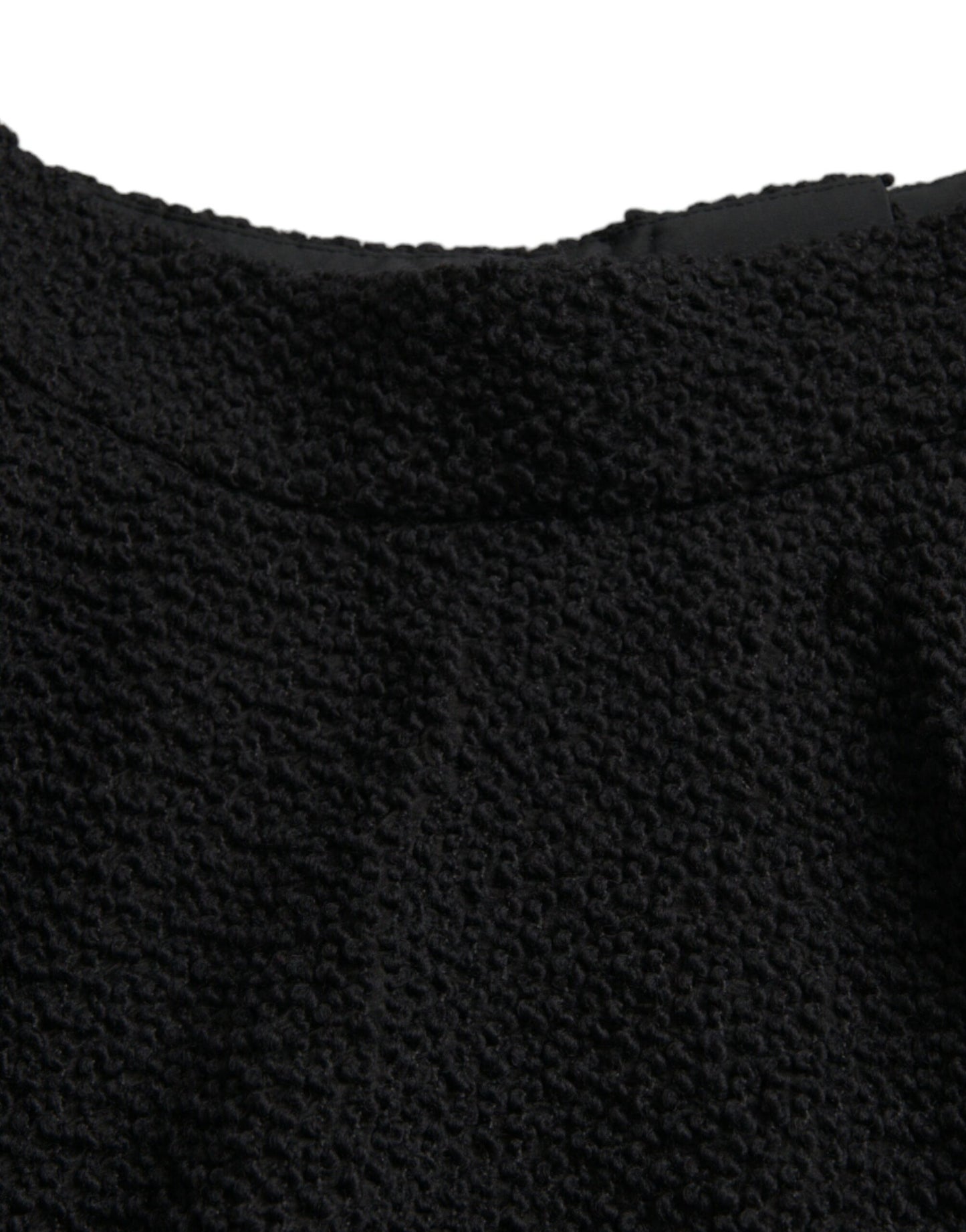 Dolce & Gabbana – Schwarzer, knielanger A-Linien-Rock mit hoher Taille