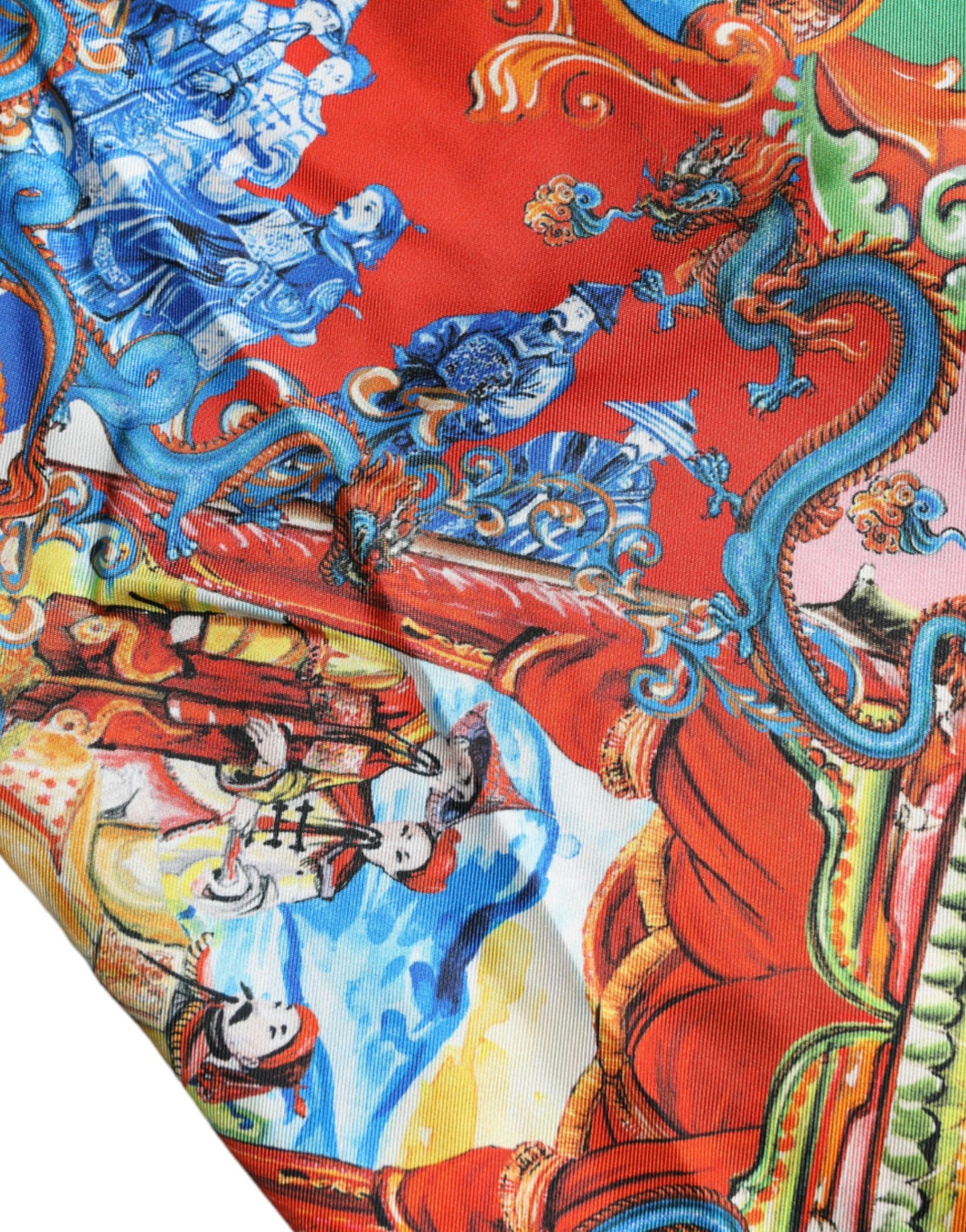 Dolce & Gabbana – Freizeithemd mit mehrfarbigem Muster und Button-Down-Kragen