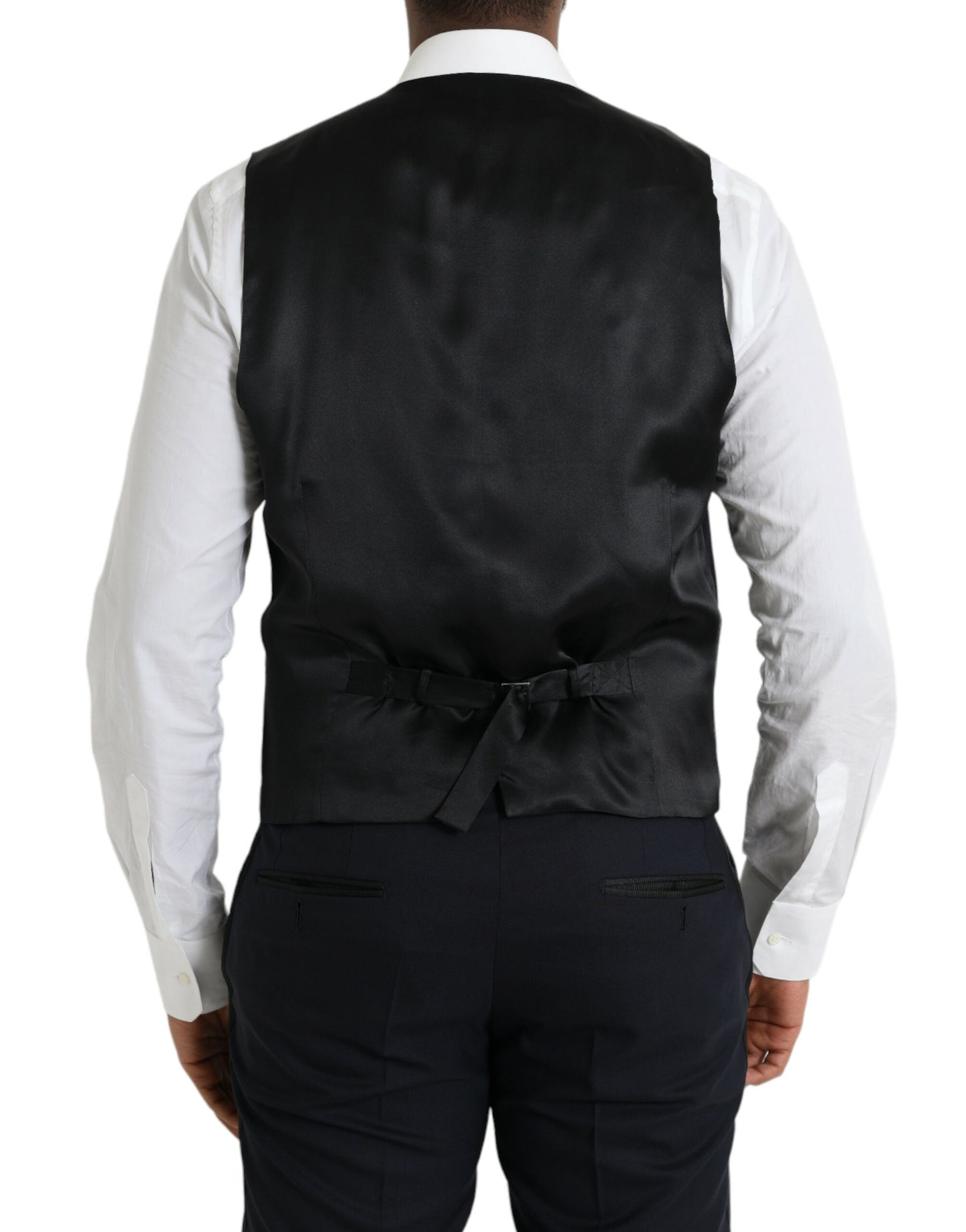 Dolce & Gabbana – Dunkelblauer MARTINI-Anzug aus Wolle, dreiteilig