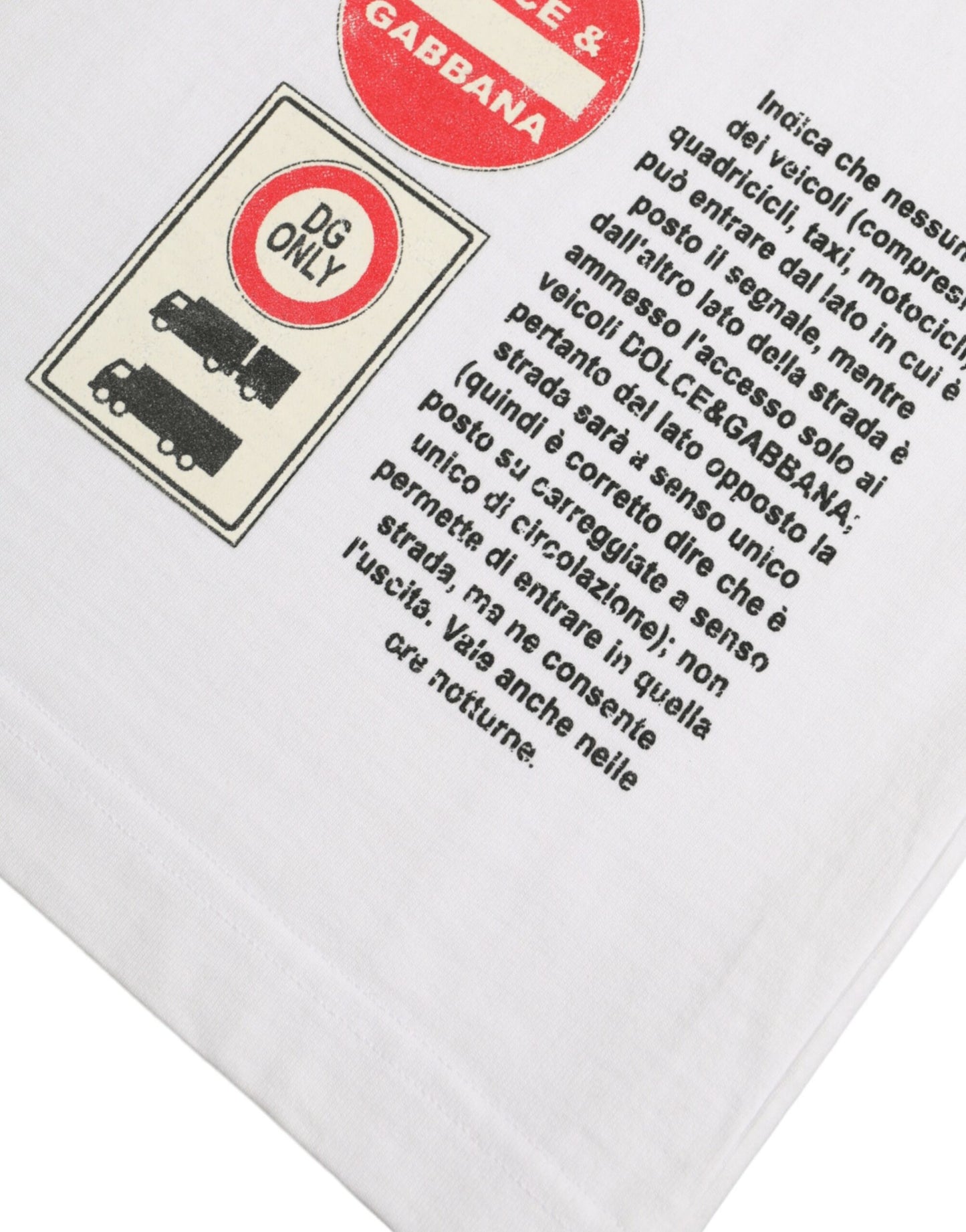 Dolce & Gabbana – Weißes, kurzärmliges T-Shirt aus Baumwolle mit Amor-Herz und Rundhalsausschnitt