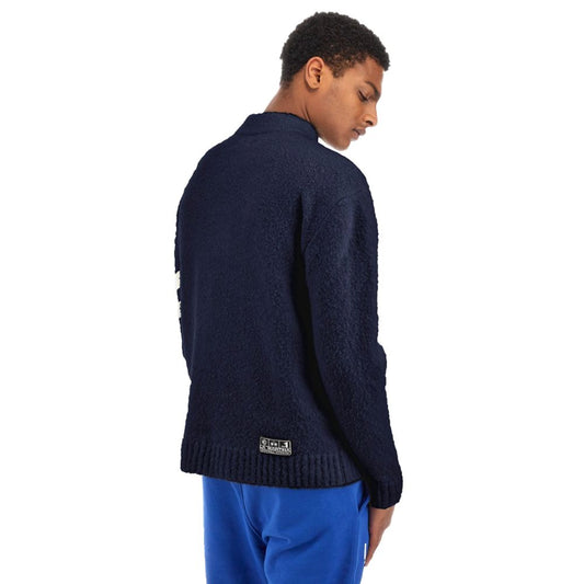 La Martina Blauer Polyamidpullover