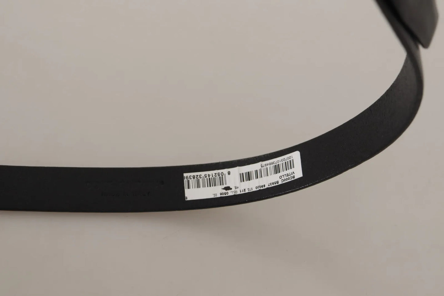 Dolce & Gabbana – Klassischer schwarzer Ledergürtel mit silberfarbener Metallschnalle