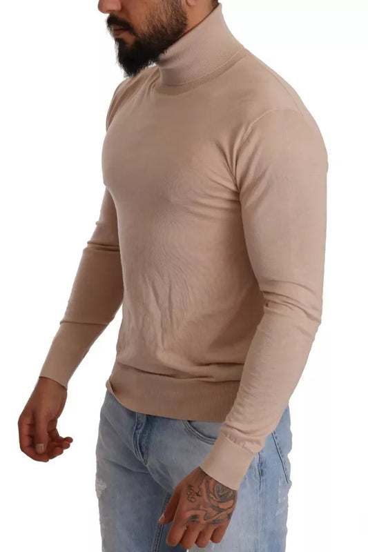 Dolce & Gabbana Beige Kaschmir Rollkragenpullover