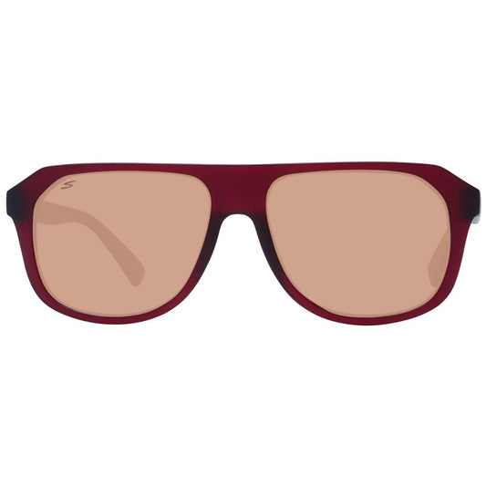 Serengeti Burgunder Herren-Sonnenbrille